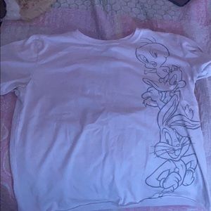 A looney toons crop top